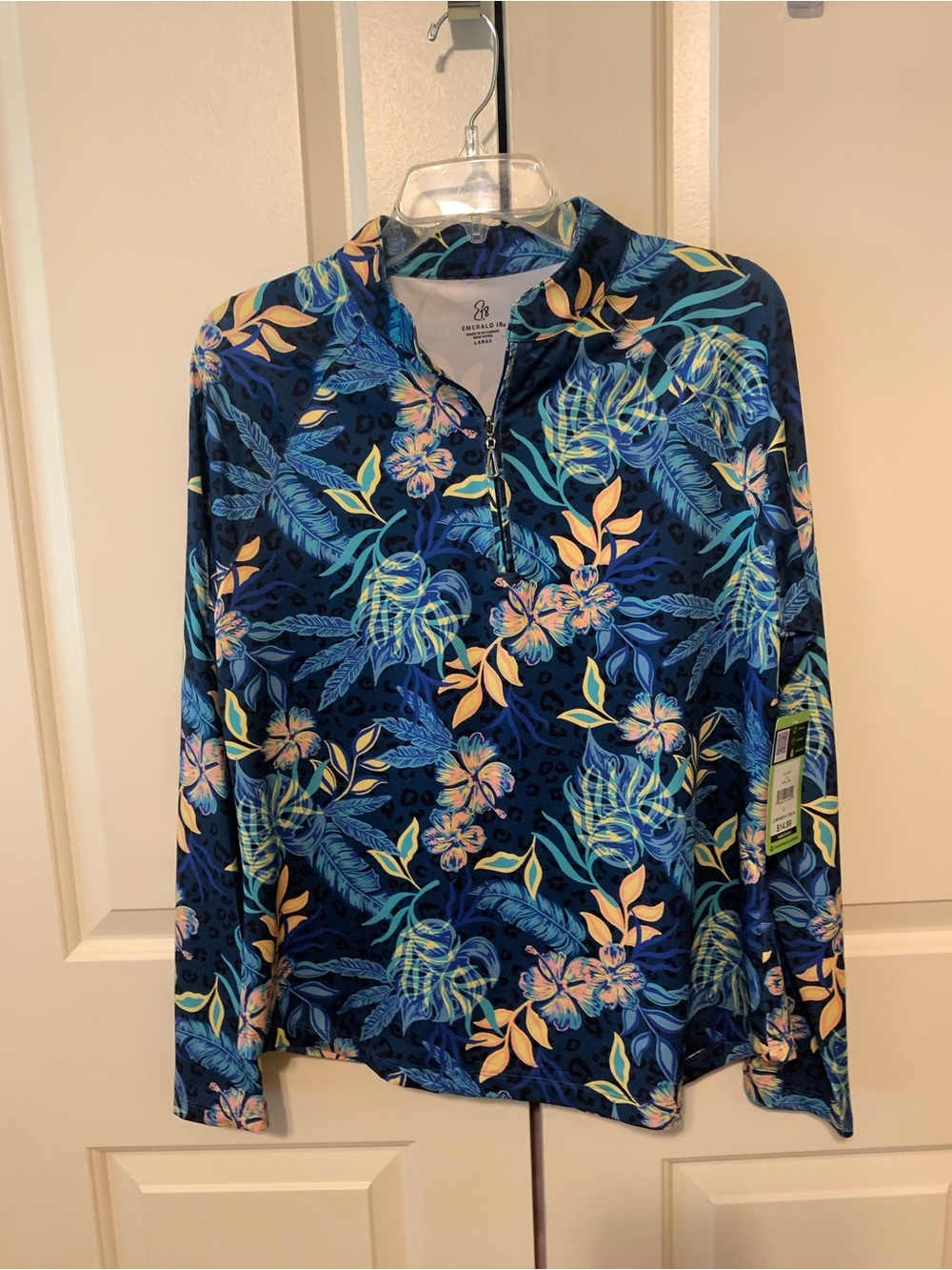 Emerald 18 Women’s Size L 1/4 Zip golf/tennis Jacket NWT